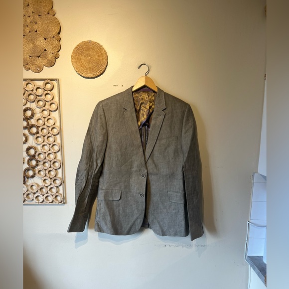 Ted baker London men’s linen brown size 3 blazer…. - Picture 1 of 8